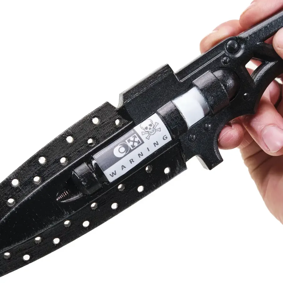 Blue Fang Knife Replica Prop From Cyberpunk 2077 By Blasters4Masters 3