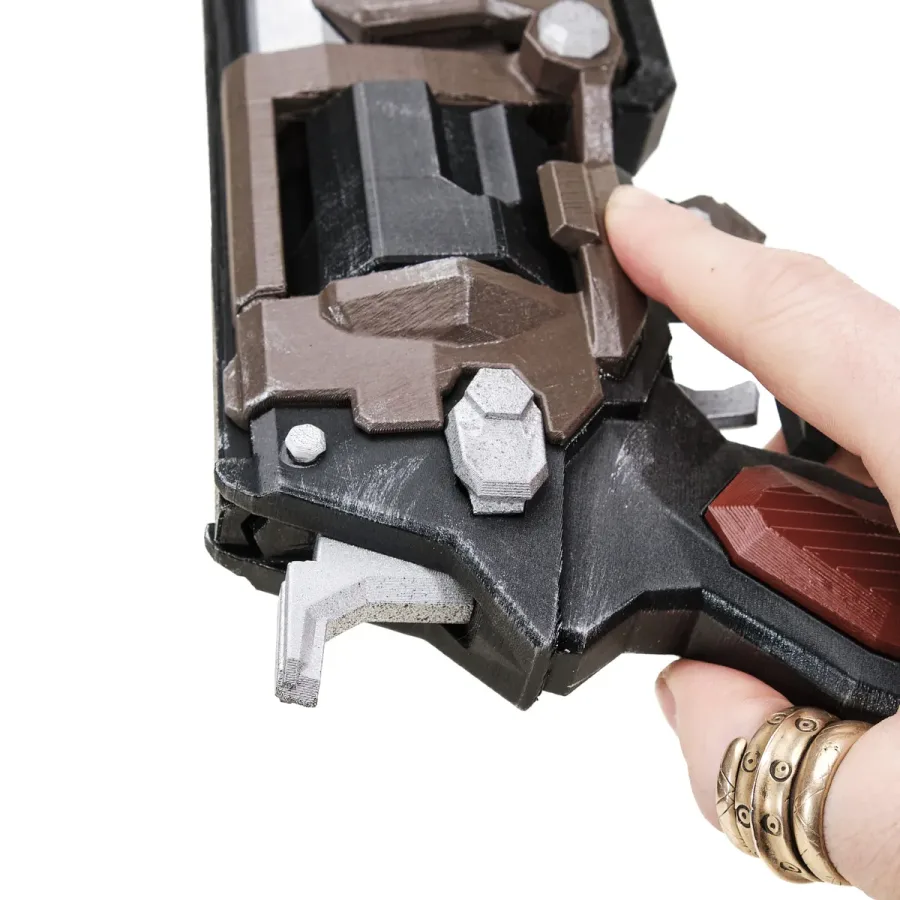 Bulldog Heavy Revolver Pistol Replica Prop From Deep Rock Galactic By Blasters4Masters 4