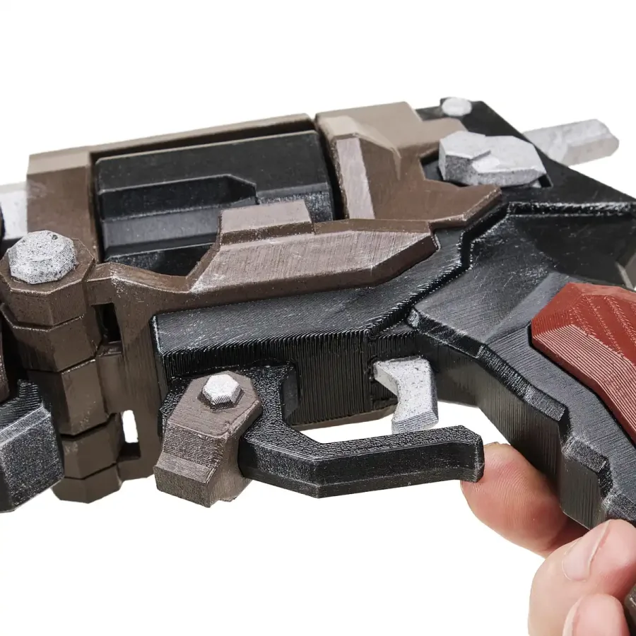 Bulldog Heavy Revolver Pistol Replica Prop From Deep Rock Galactic By Blasters4Masters 6