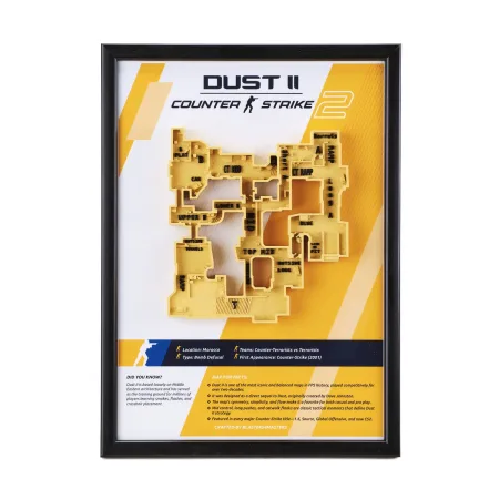 CS Dust 2 Plaque Replica Prop By Blasters4Masters