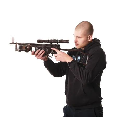 Chewbacca Bowcaster Replica Prop From Star Wars By Blasters4Masters 5