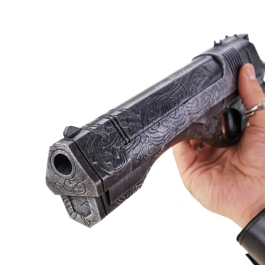 Ebony And Ivory Pistols REMAKE Replica Prop From Devil May Cry By Blasters4Masters 7