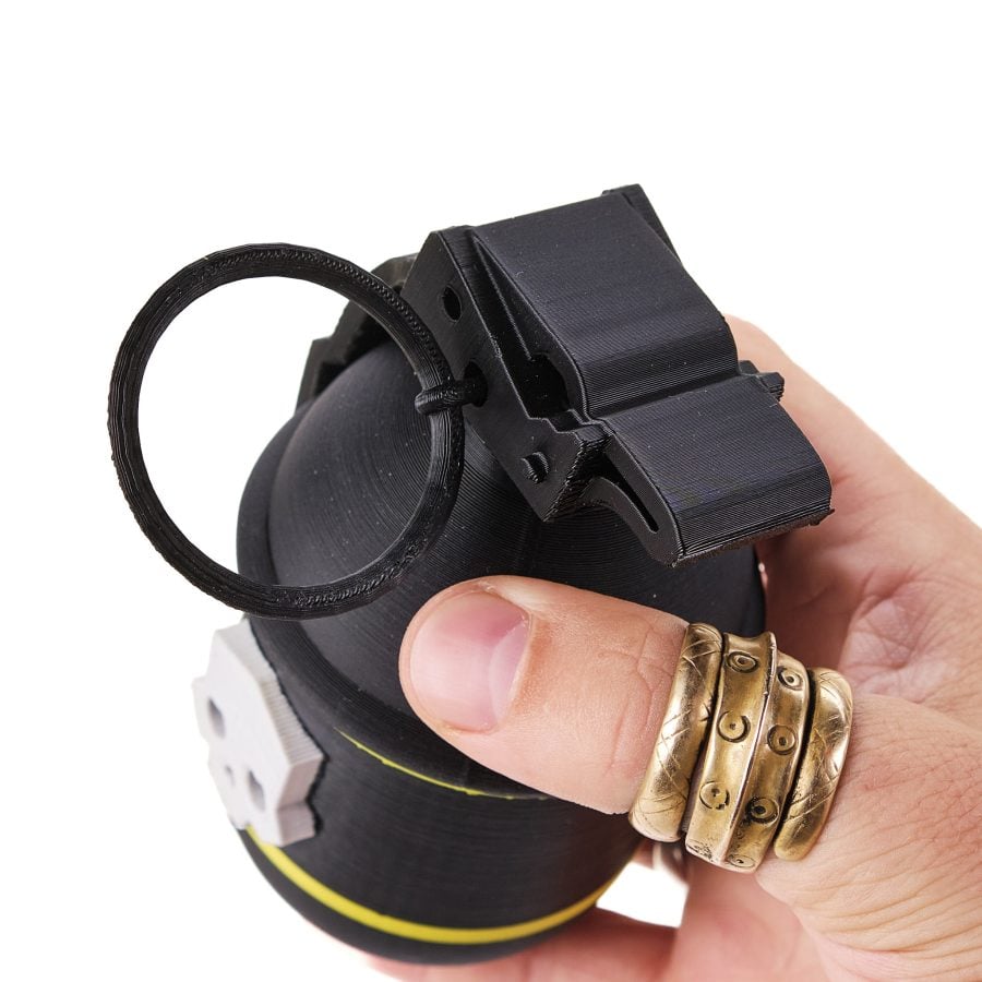 G6 Frag Grenade replica prop from Helldivers 2 by Blasters4Masters