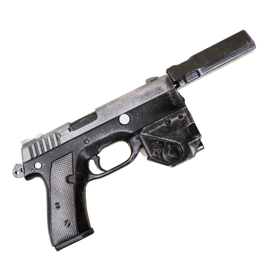 Her Majesty Pistol Replica Prop From Cyberpunk 2077 By Blasters4Masters 10