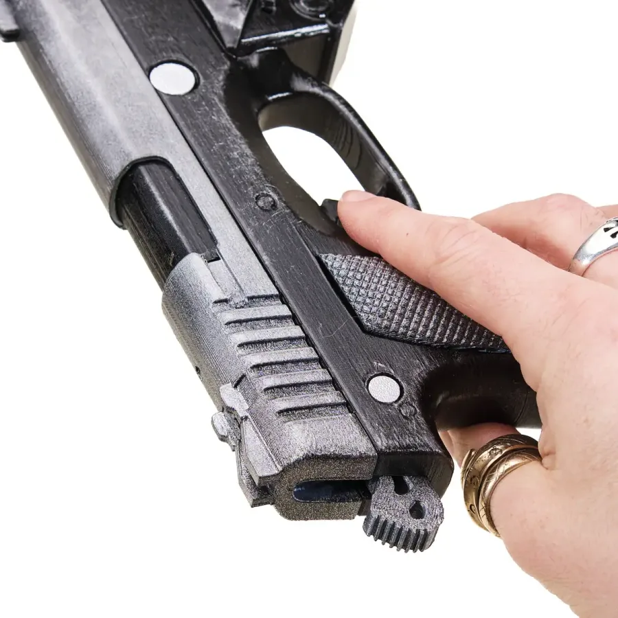 Her Majesty Pistol Replica Prop From Cyberpunk 2077 By Blasters4Masters 3