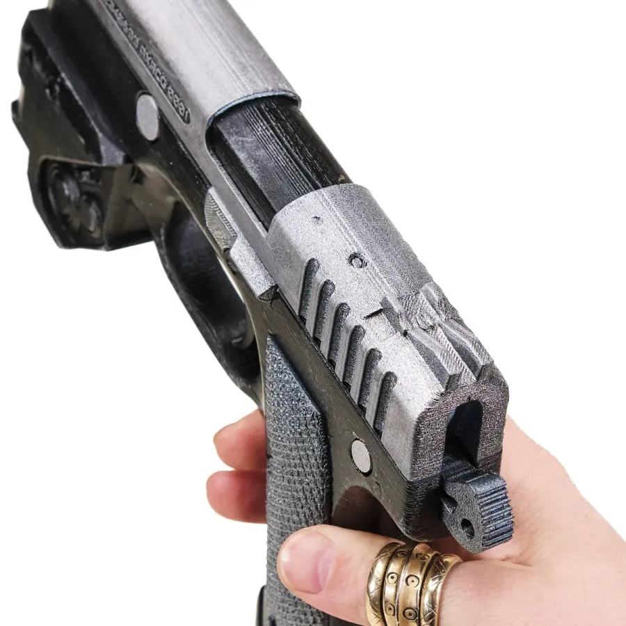 Her Majesty Pistol Replica Prop From Cyberpunk 2077 By Blasters4Masters 4