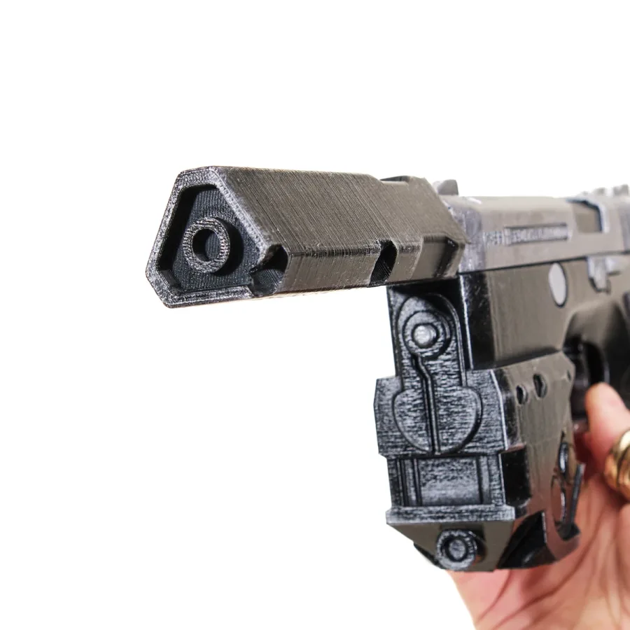 Her Majesty Pistol Replica Prop From Cyberpunk 2077 By Blasters4Masters 7