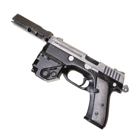 Her Majesty Pistol Replica Prop From Cyberpunk 2077 By Blasters4Masters 9