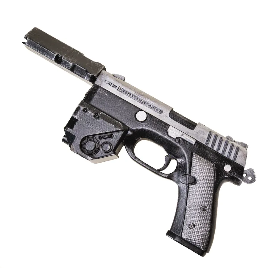 Her Majesty Pistol Replica Prop From Cyberpunk 2077 By Blasters4Masters 9
