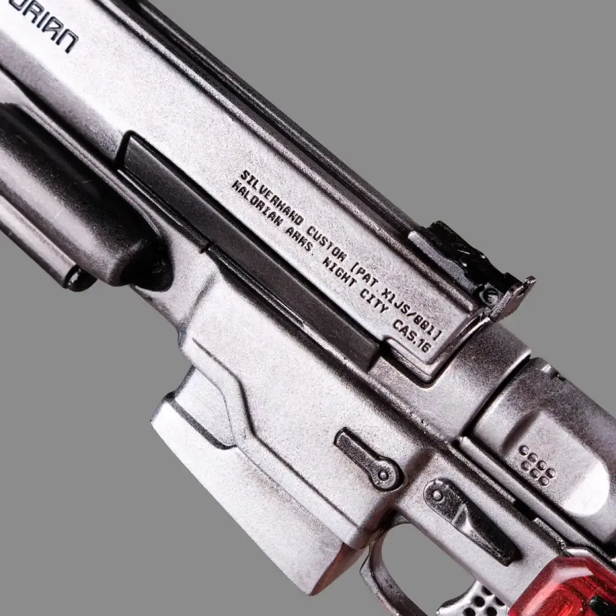 Malorian Arms 3516 – Johnny Silverhands Pistol Replica Prop From Cyberpunk 2077 By Blasters4Masters 6