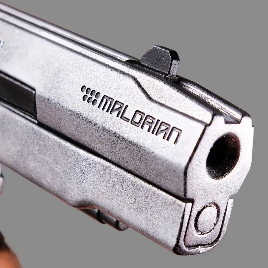 Malorian Arms 3516 – Johnny Silverhands Pistol Replica Prop From Cyberpunk 2077 By Blasters4Masters 7