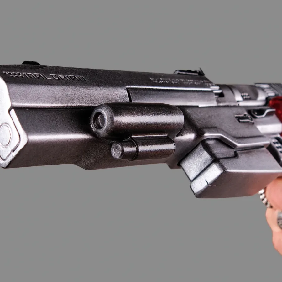 Malorian Arms 3516 – Johnny Silverhands Pistol Replica Prop From Cyberpunk 2077 By Blasters4Masters 9