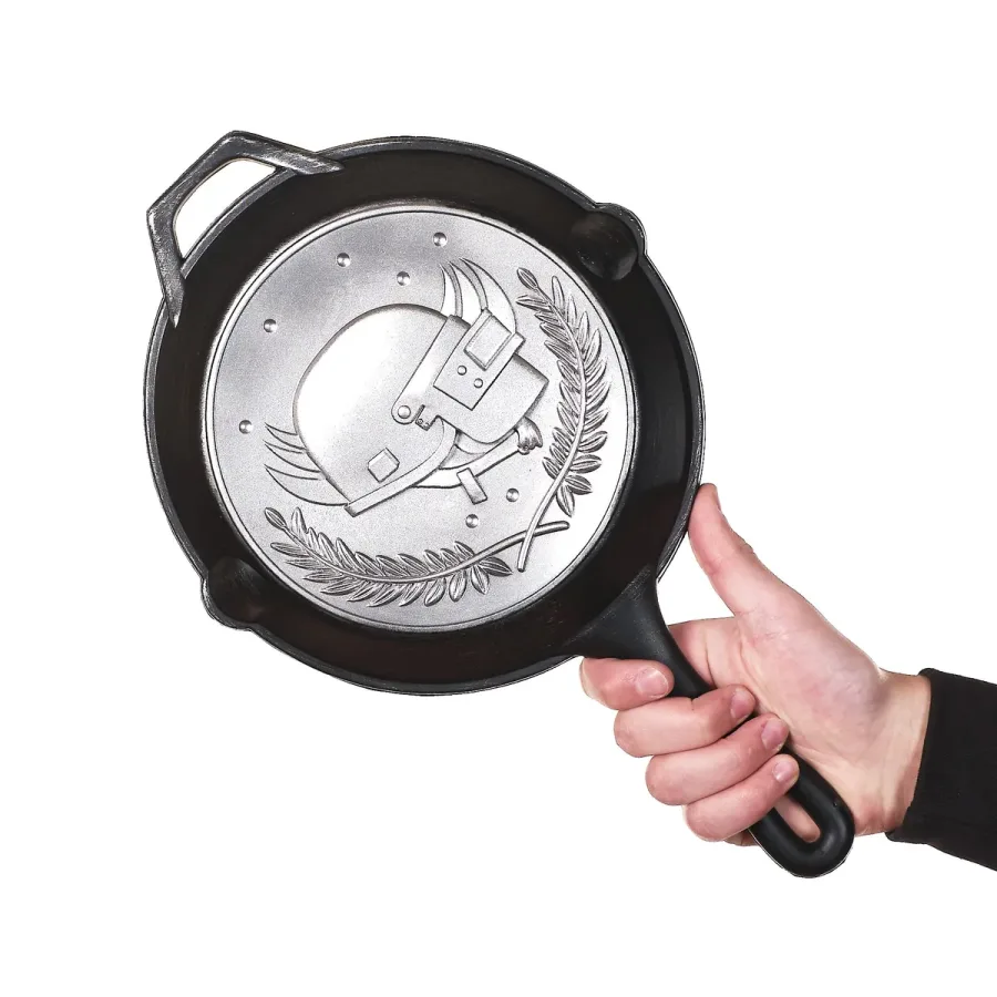 Pan Silver Plate Skin Replica Prop From PUBG By Blasters4Masters 2