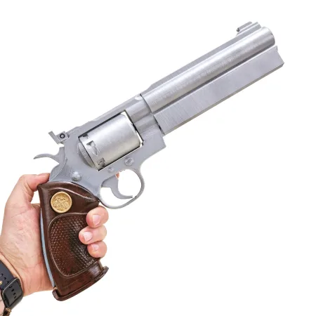 Silver Serpent Barrys 44 Magnum Replica Prop From Resident Evil By Blasters4Masters