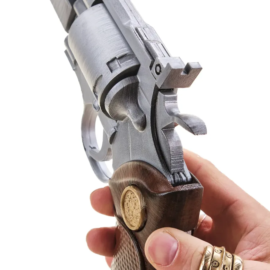 Silver Serpent Barrys 44 Magnum Replica Prop From Resident Evil By Blasters4Masters 5