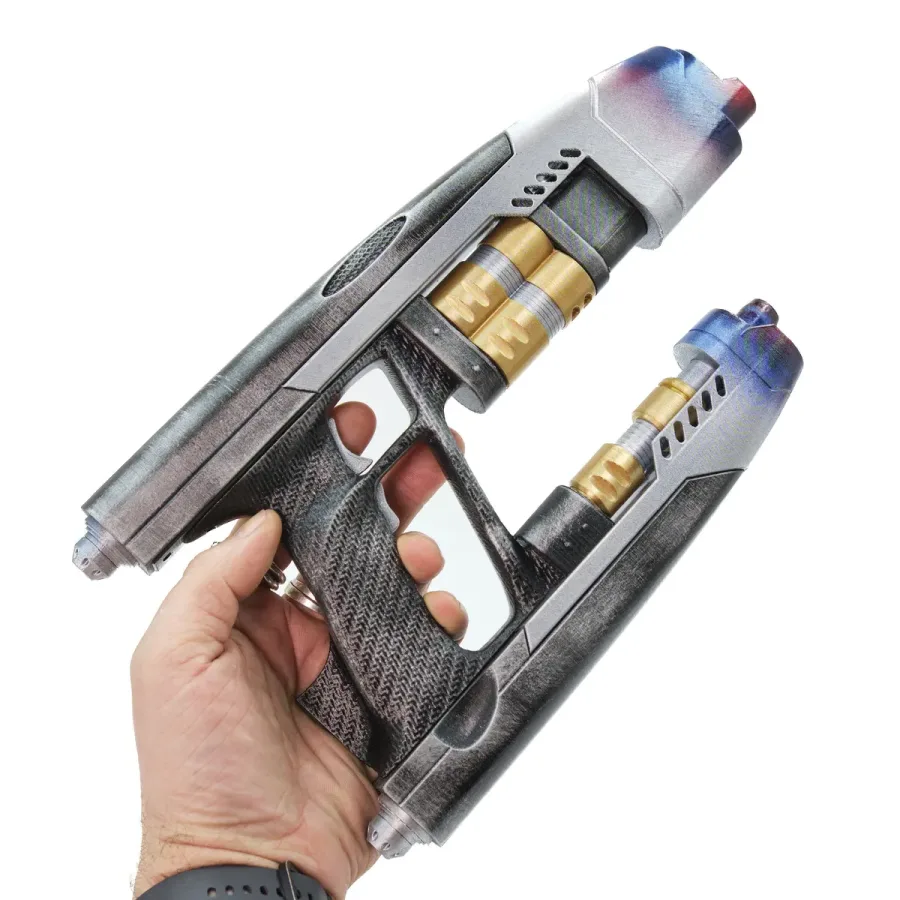 Star Lord Blaster Quad Blasters Prop Replica From Marvel Guardians Of Galaxy By Blasters4Masters