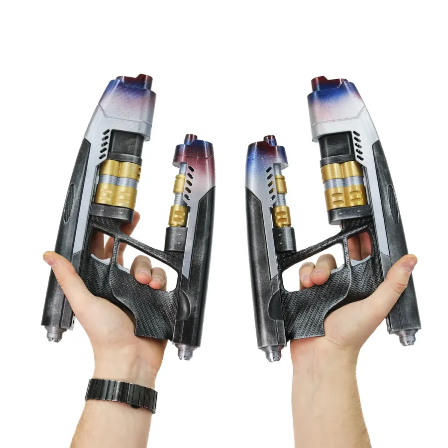 Star Lord Blaster Quad Blasters Prop Replica From Marvel Guardians Of Galaxy By Blasters4Masters 10