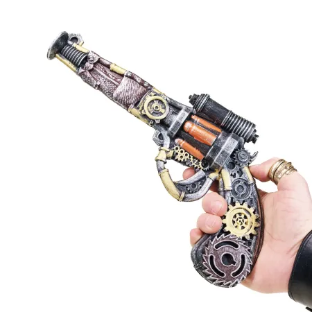 Steampunk Revolver Gun Replica Prop By Blasters4Masters 1