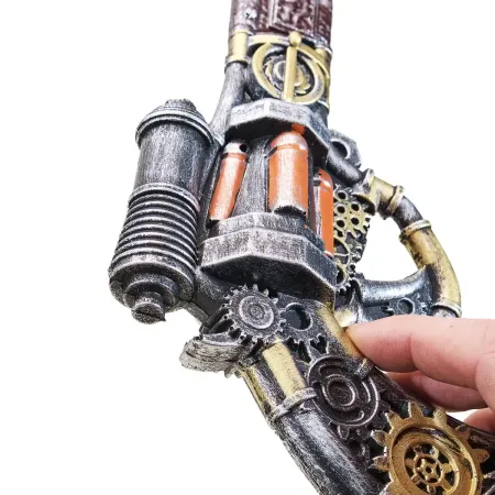 Steampunk Revolver Gun Replica Prop By Blasters4Masters 4