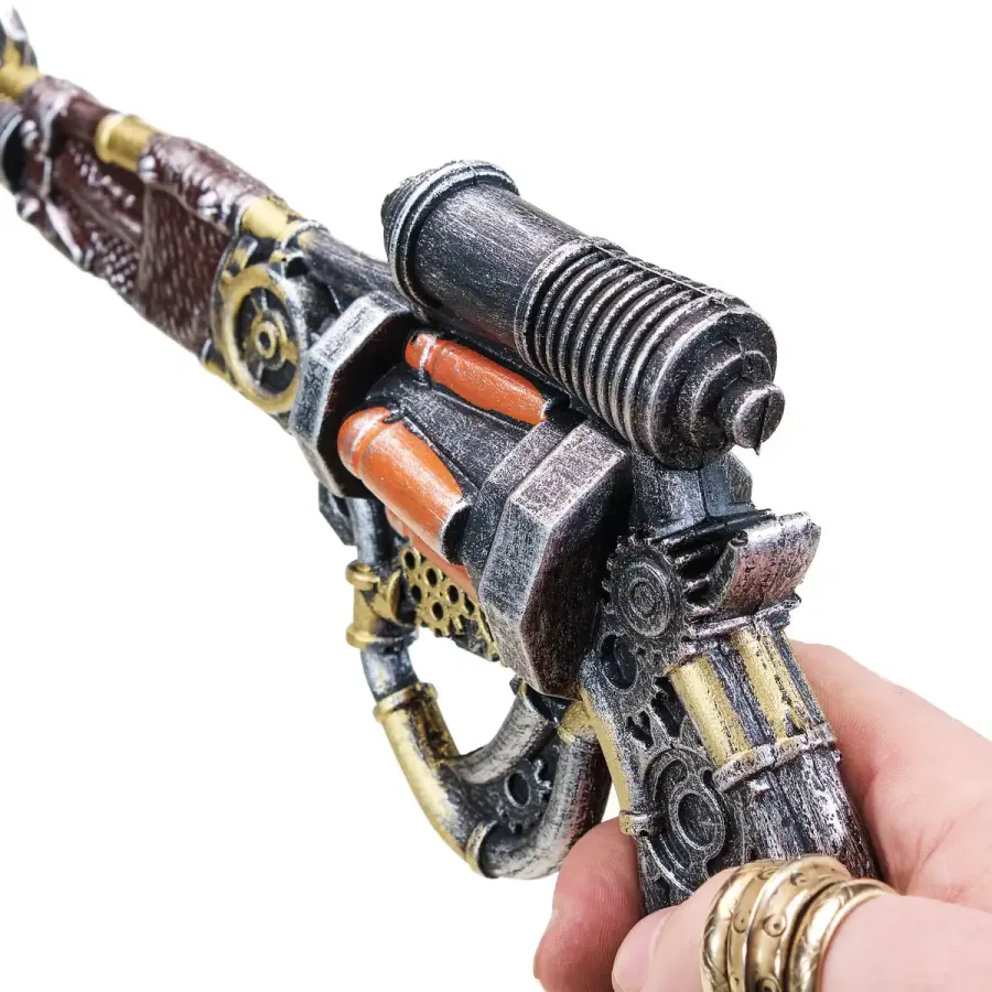 Steampunk Revolver Gun Replica Prop By Blasters4Masters 7