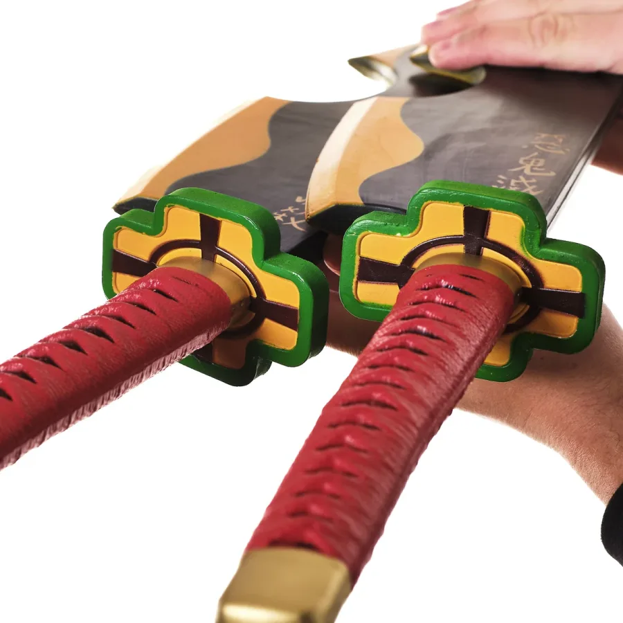 Uzui Tengen Swords Replica Prop From Demon Slayer By Blasters4Masters 11