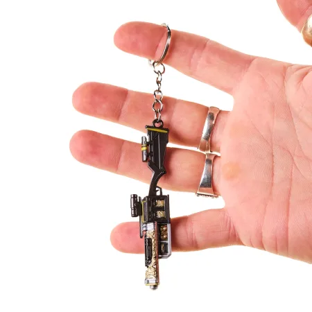 LAS 17 Double Edge Sickle Keychain Replica Prop From Helldivers 2 By Blasters4Masters 1