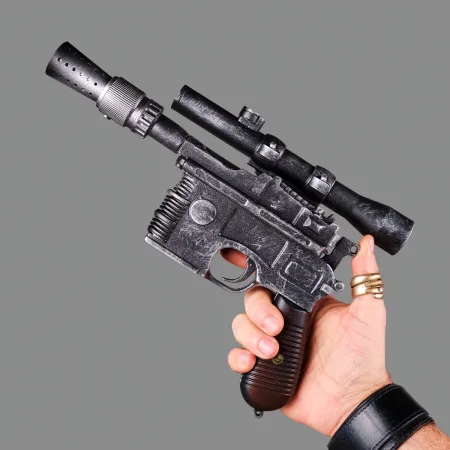 Han Solo DL-44 Blaster - Star Wars - PREMIUM EDITION 1 Han Solo DL 44 Blaster PREMIUM EDITION Replica Prop From Star Wars By Blasters4Masters