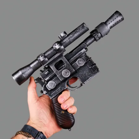 Han Solo DL-44 Blaster - Star Wars - PREMIUM EDITION 2 Han Solo DL 44 Blaster PREMIUM EDITION Replica Prop From Star Wars By Blasters4Masters 1