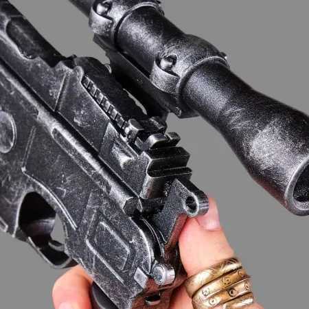 Han Solo DL-44 Blaster - Star Wars - PREMIUM EDITION 5 Han Solo DL 44 Blaster PREMIUM EDITION Replica Prop From Star Wars By Blasters4Masters 4