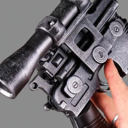 Han Solo DL-44 Blaster - Star Wars - PREMIUM EDITION 6 Han Solo DL 44 Blaster PREMIUM EDITION Replica Prop From Star Wars By Blasters4Masters 5