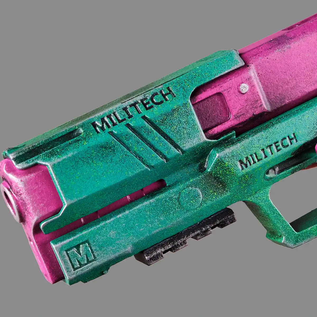 Rebecca`s Pistol – Green & Pink PREMIUM EDITION replica prop from Cyberpunk 2077 by Blasters4Masters_8 Rebeccas Pistol Green Pink PREMIUM EDITION Replica Prop From Cyberpunk 2077 By Blasters4Masters 8