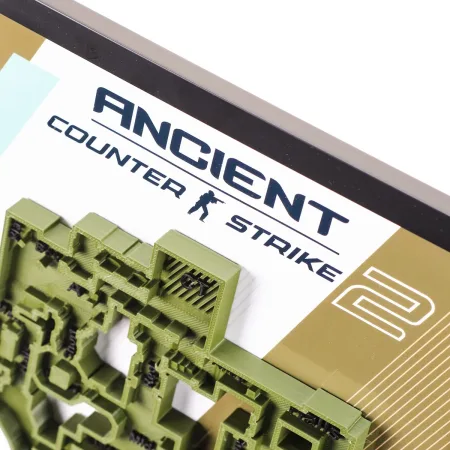 Ancient Map 3D Plaque Replica Prop From Counter Strike 2 By Blasters4Masters 4