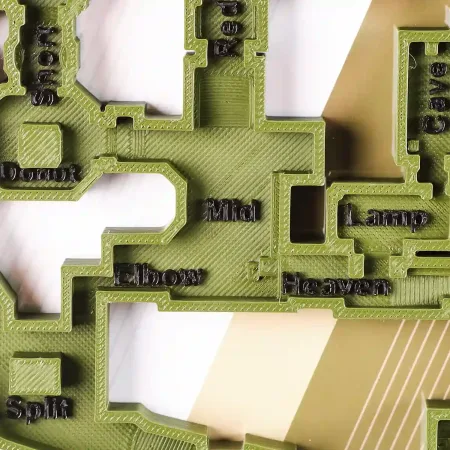 Ancient Map 3D Plaque Replica Prop From Counter Strike 2 By Blasters4Masters 5