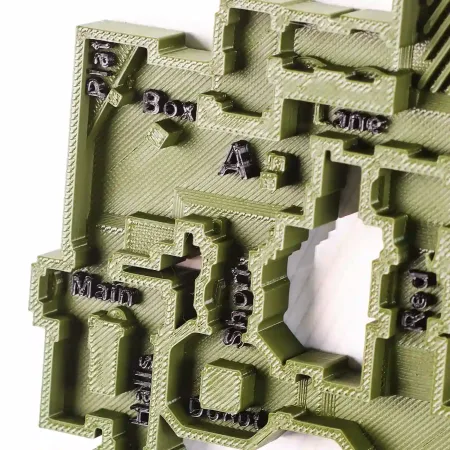 Ancient Map 3D Plaque Replica Prop From Counter Strike 2 By Blasters4Masters 9