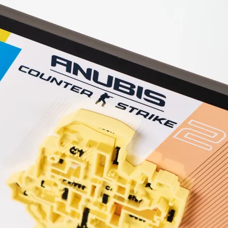 Anubis Map 3D Plaque Replica Prop From Counter Strike 2 By Blasters4Masters 4