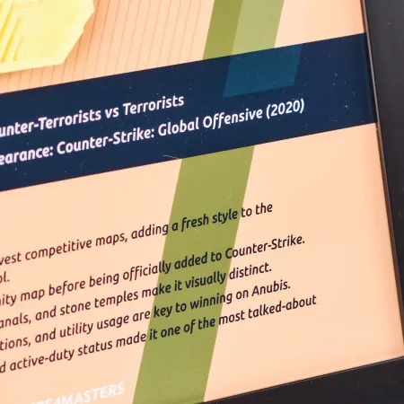 Anubis Map 3D Plaque Replica Prop From Counter Strike 2 By Blasters4Masters 7