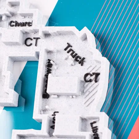 Inferno Map 3D Plaque Replica Prop From Counter Strike 2 By Blasters4Masters 9