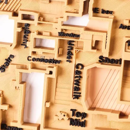 Mirage Map 3D Plaque Replica Prop From Counter Strike 2 By Blasters4Masters 5