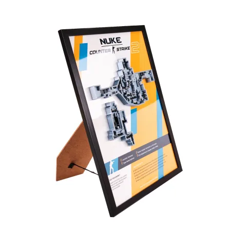 Nuke Map 3D Plaque Replica Prop From Counter Strike 2 By Blasters4Masters 2