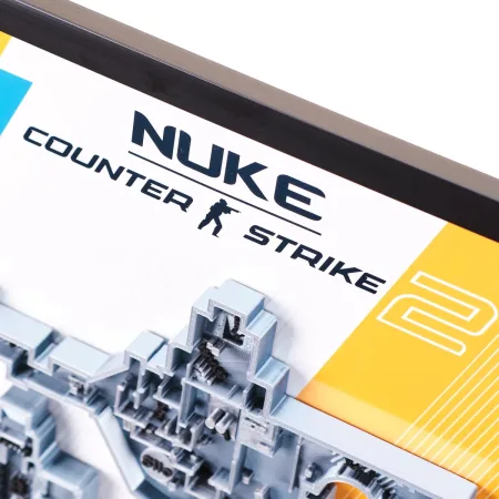 Nuke Map 3D Plaque Replica Prop From Counter Strike 2 By Blasters4Masters 4