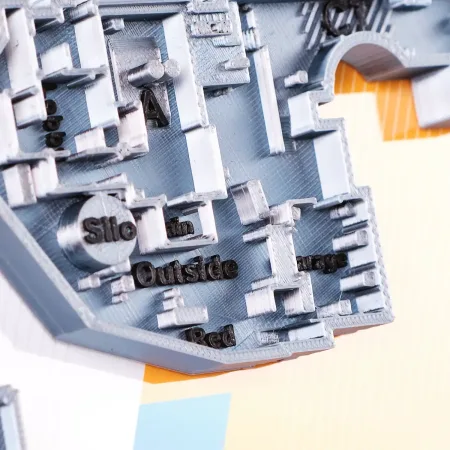 Nuke Map 3D Plaque Replica Prop From Counter Strike 2 By Blasters4Masters 8