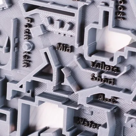 Overpass Map 3D Plaque Replica Prop From Counter Strike 2 By Blasters4Masters 5