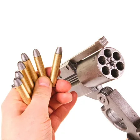 AGL Arms .45 Long Colt – Vash The Stampede Revolver TUNGSTEN Replica Prop From Trigun By Blasters4Masters 10