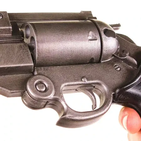 AGL Arms .45 Long Colt – Vash The Stampede Revolver TUNGSTEN Replica Prop From Trigun By Blasters4Masters 3