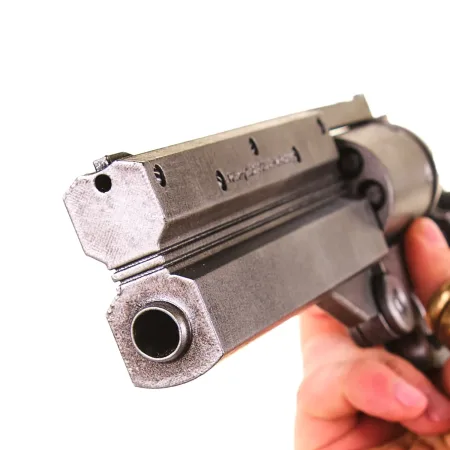 AGL Arms .45 Long Colt – Vash The Stampede Revolver TUNGSTEN Replica Prop From Trigun By Blasters4Masters 7