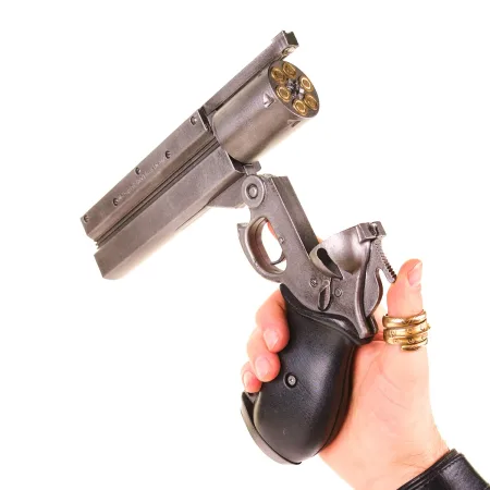 AGL Arms .45 Long Colt – Vash The Stampede Revolver TUNGSTEN Replica Prop From Trigun By Blasters4Masters 8