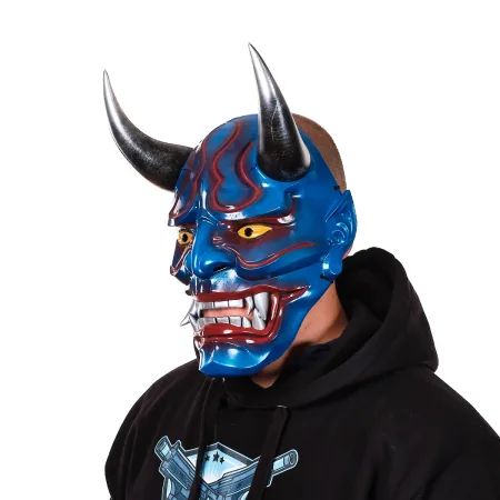 Blue Devil Oni Mask Replica Prop By Blasters4Masters 1