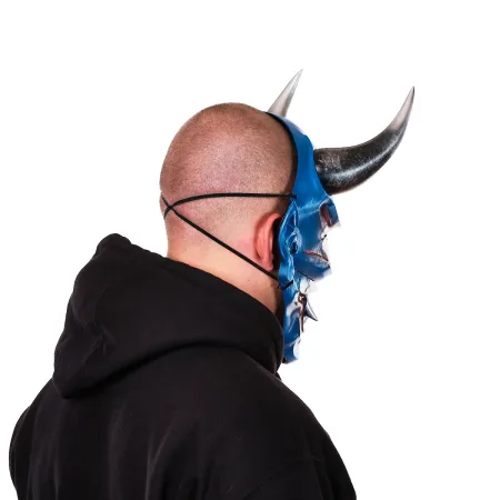 Blue Devil Oni Mask Replica Prop By Blasters4Masters 2