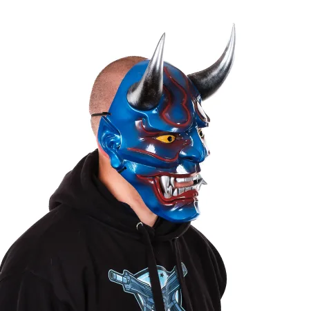 Blue Devil Oni Mask Replica Prop By Blasters4Masters 3