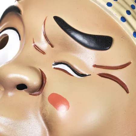 Hyottoko Mask Replica Prop By Blasters4Masters 10